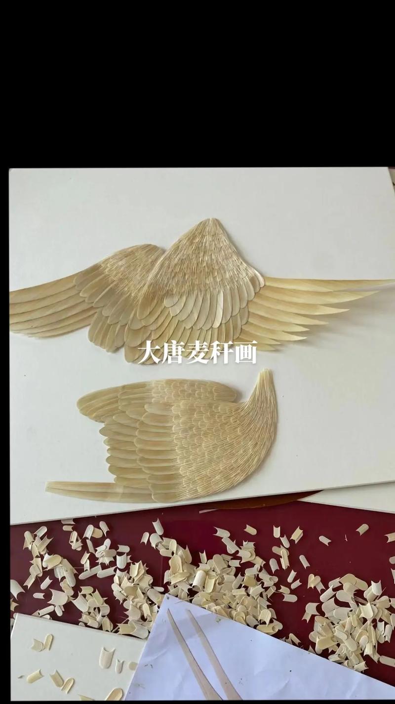 非遺文化 #麥稈畫(huà)半成品#匠心精神 #純手工打造
