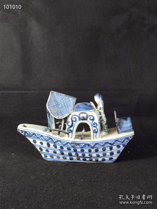精品 大明宣德年制手繪青花小船擺件,做工獨(dú)特,包漿自然,尺寸如圖買(mǎi)家自鑒